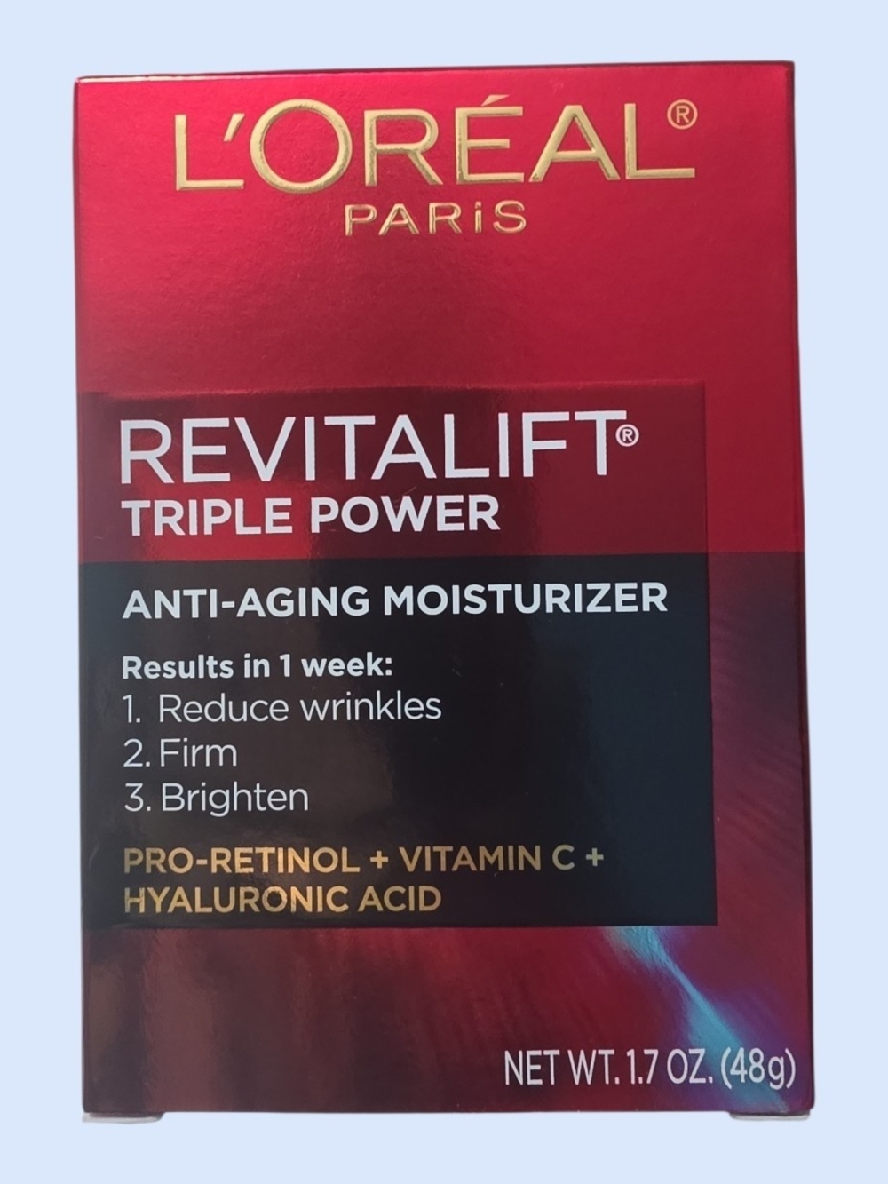 L'Oreal Revitalift Triple Power Anti-Aging Moisturizer - Red